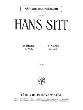 Sitt, Hans: 15 Etüden für Viola  op. 116