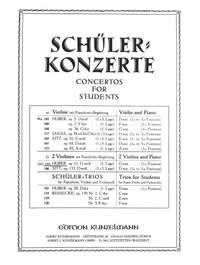 Huber, Adolf: Konzert für 2 Violinen g-Moll op. 11