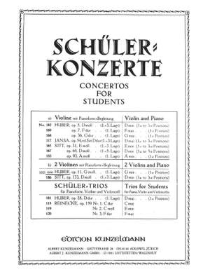 Huber, Adolf: Konzert für 2 Violinen g-Moll op. 11