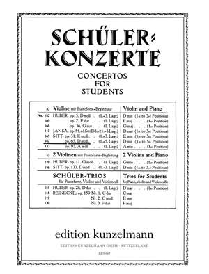 Sitt, Hans: Konzert für 2 Violinen d-Moll op. 65