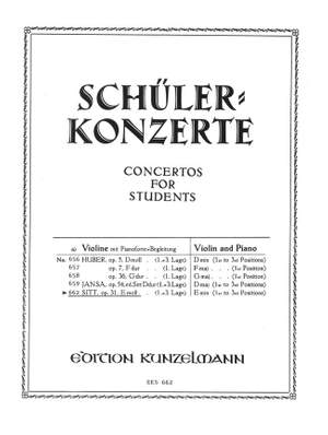Sitt, Hans: Konzert für Violine e-Moll op. 31