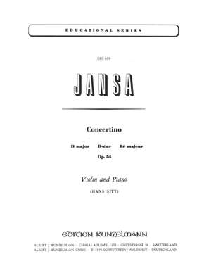 Jansa, Leopold: Concertino für Violine D-Dur op. 54