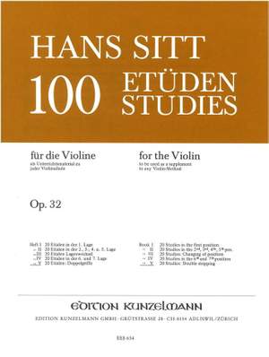 Sitt, Hans: 20 Etüden: Doppelgriffe  op. 32