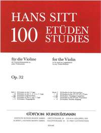 Sitt, Hans: 20 Etüden Lagenwechsel  op. 32/3