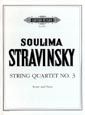 Stravinsky, S: String Quartet No.3