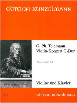 Telemann, Georg Philipp: Konzert für Violine G-Dur TWV 51:G8