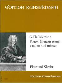 Telemann, Georg Philipp: Konzert für Flöte e-Moll TWV 52:e3