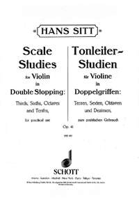 Sitt, Hans: Tonleiterstudien  op. 41