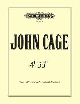 Cage, J: 4'33'' (original version)