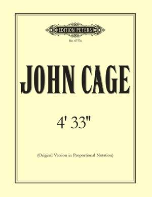 Cage, J: 4'33'' (original version)