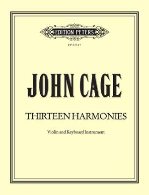 Cage, J: Thirteen Harmonies (from APARTMENT HOUSE 1776)