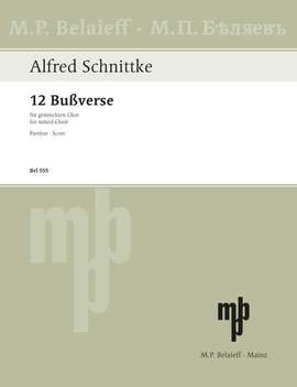 Schnittke, A: Zwölf Bußverse
