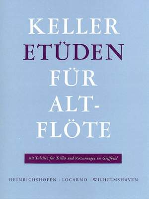 Keller, G: Etudes for Flute