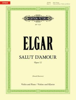 Elgar, E: Salut d'amour
