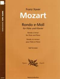 Mozart, Franz Xaver: Rondo in E minor for Flute