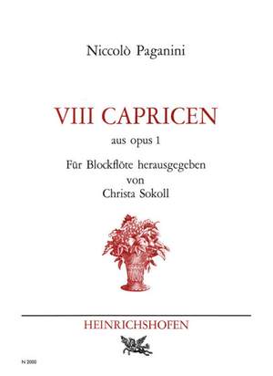 Paganini, Nicolo: 8 Caprices from Op.1