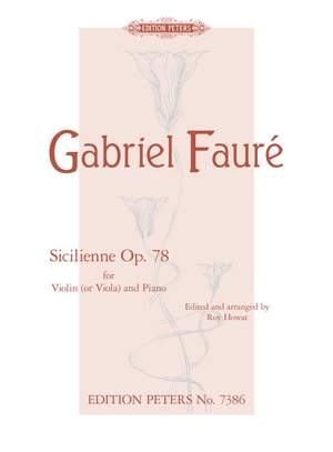 Fauré: Sicilienne Op.78