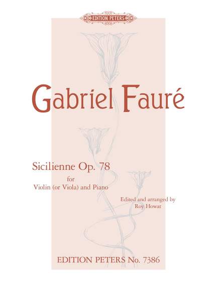 Fauré: Sicilienne Op.78