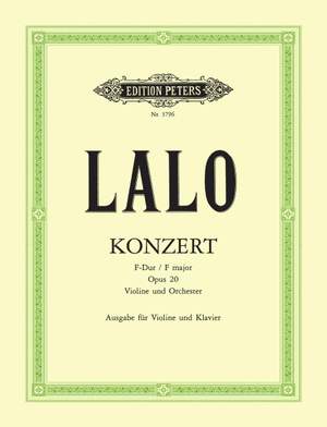 Lalo, E: Concerto No.1 Op.20