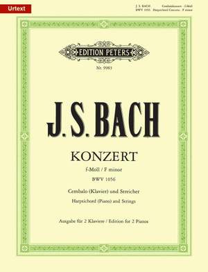 Bach, J.S: Concerto No.5 in F minor BWV 1056