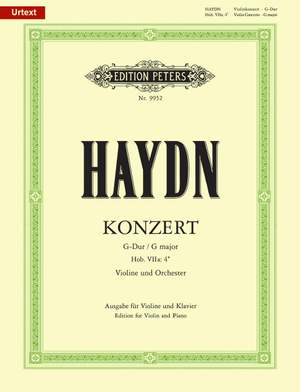 Haydn: Violin Concerto in G major, Hob.VIIa/4