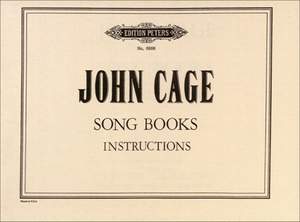Cage, J: Song Books (Instructions)