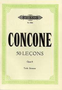 Concone, G: 50 Leçons Op.9