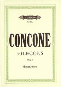 Concone, G: 50 Leçons Op.9