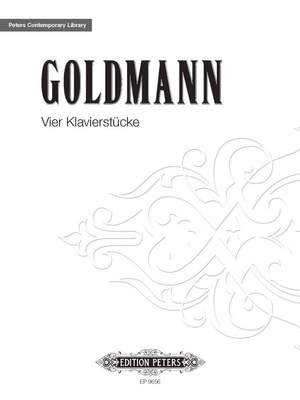 Goldmann, Friedrich: Vier Klavierstücke