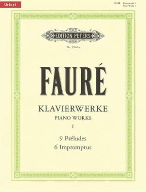 Fauré: Piano Works Vol.1