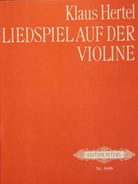 Hertel, K: Liedspiel auf der Violine