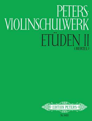 Peters Violin School: Studies, Volume 2