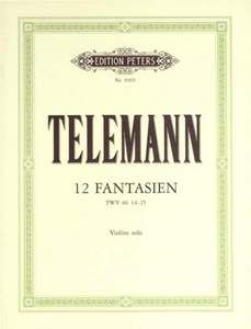 Telemann, G: 12 Fantasias for Violin without Bass