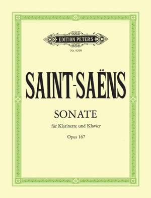 Saint-Saëns, C: Clarinet Sonata Op.167