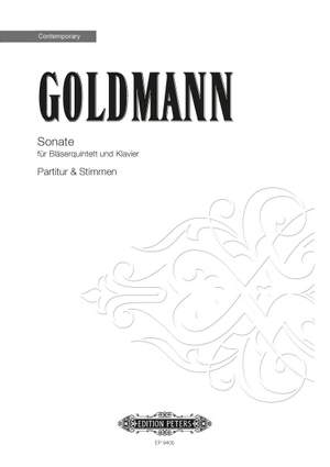Goldmann, Friedrich: Sonata for Wind Quintet and Piano