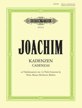 Joachim, J: Cadenzas
