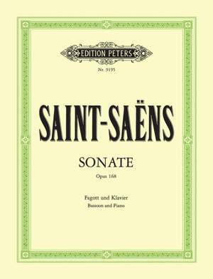 Saint-Saëns, C: Sonata Op.168 Product Image