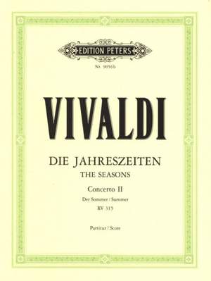 Vivaldi, A: The Four Seasons, Concerti Op. 8; No. 2 in G minor RV315 Summer