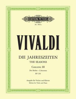 Vivaldi, A: The Four Seasons Op.8 No.3 in F 'Autumn'