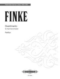 Finke: Divertimento for Chamber Orchestra
