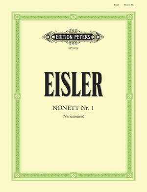 Eisler, H: Nonet No.1 (Variations)