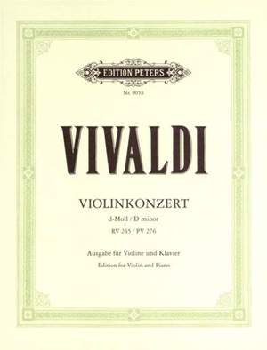 Vivaldi, A: Concerto in D minor RV 245