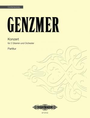Genzmer, Harald: Concerto for Two Guitars and Orchestra