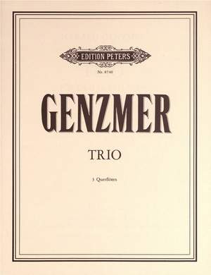 Genzmer, Harald: Trio for Three Flutes