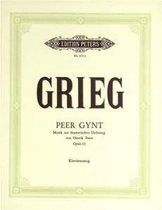 Grieg: Peer Gynt Op. 23 vocal score