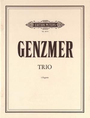 Genzmer, Harald: Trio for Three Bassoons