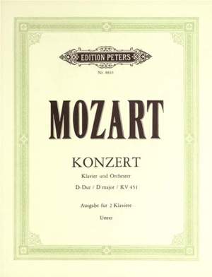 Mozart: Concerto No.16 in D K451