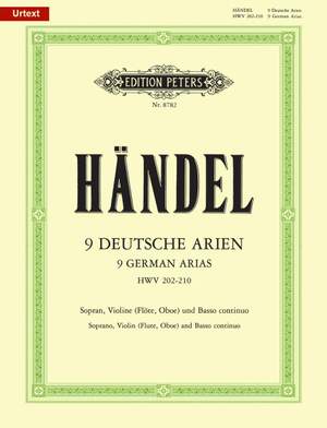 Handel: 9 German Arias HWV 202-210