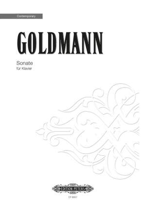 Goldmann, Friedrich: Piano Sonata