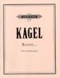 Kagel, M: Rrrrrrr..: 6 Percussion Duos